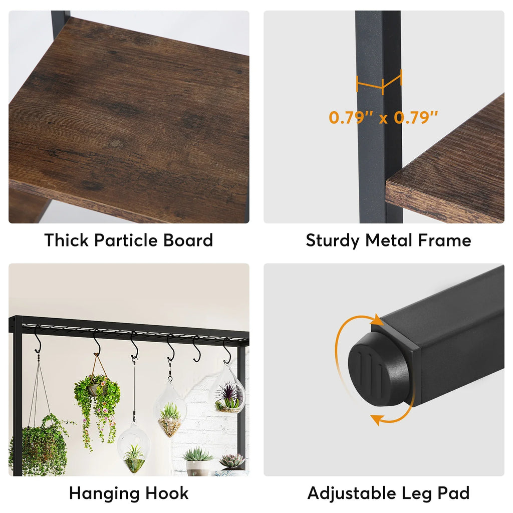 5-Tier Tall Plant Display Stand