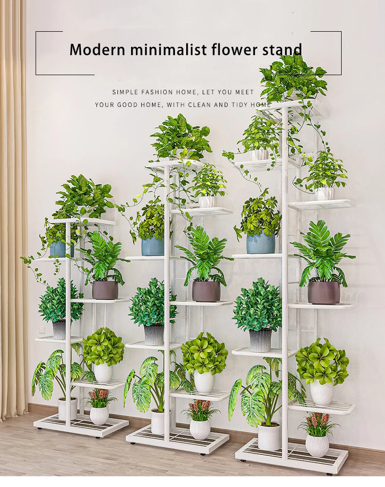 Multi-Tier Iron Plant Organizer