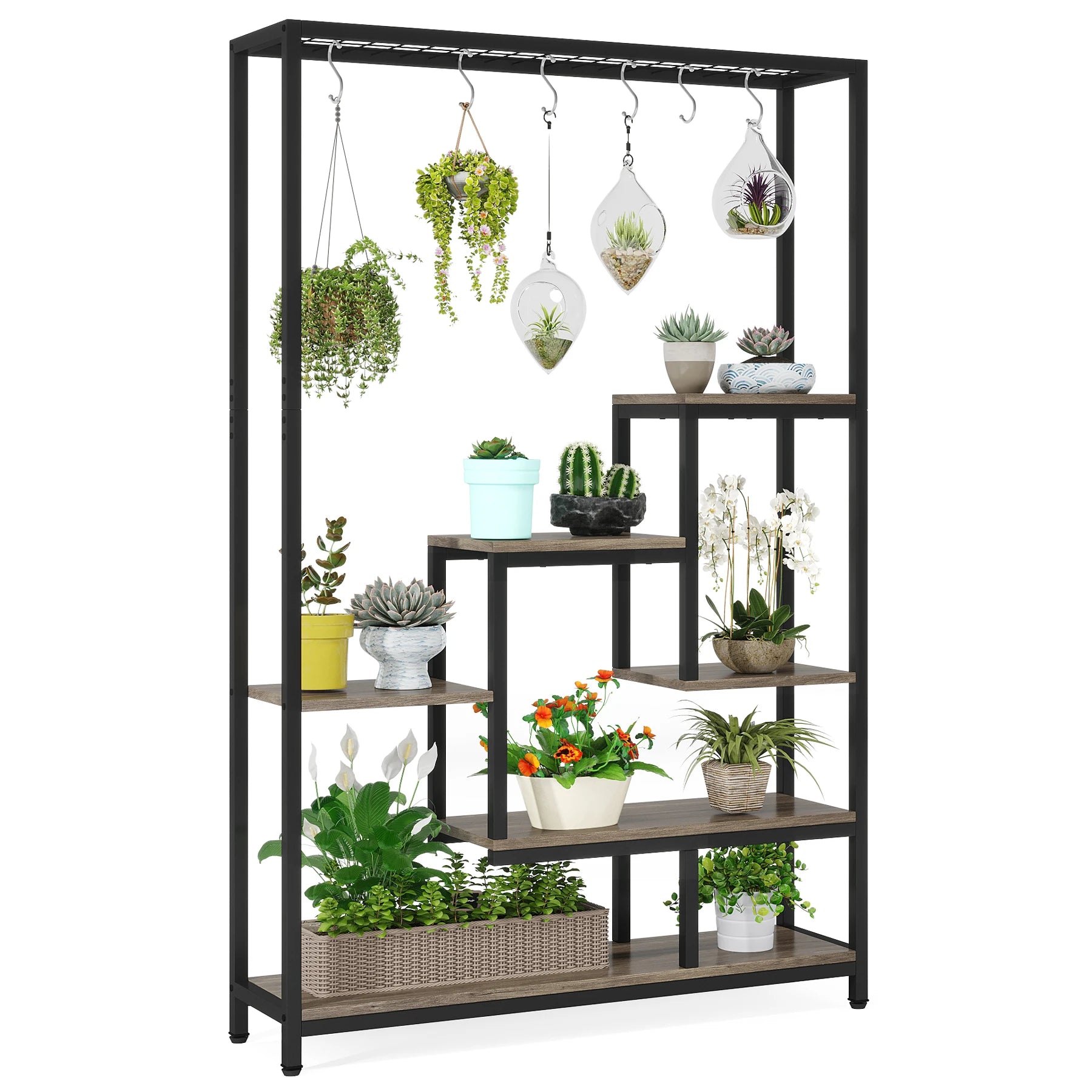 5-Tier Tall Plant Display Stand
