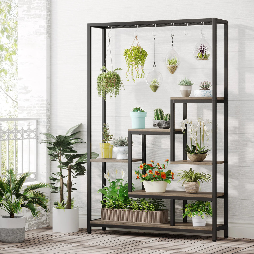 5-Tier Tall Plant Display Stand