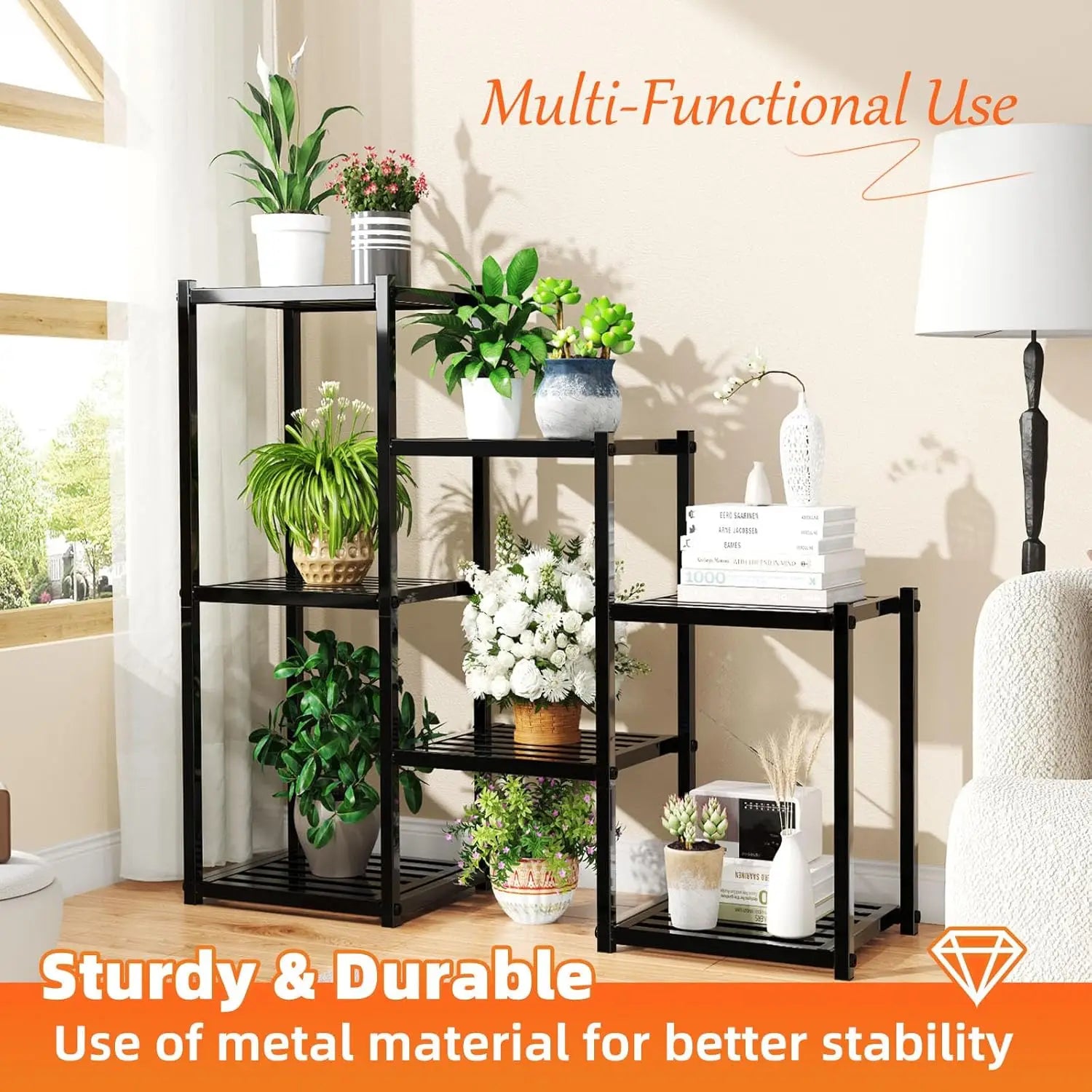 7-Tier Heavy Duty Plant Shelf