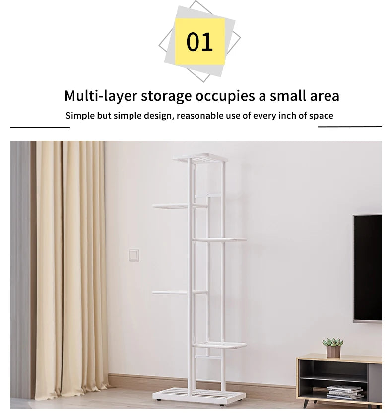 Multi-Tier Iron Plant Organizer