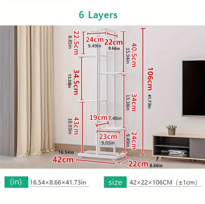 Multi-Tier Iron Plant Organizer