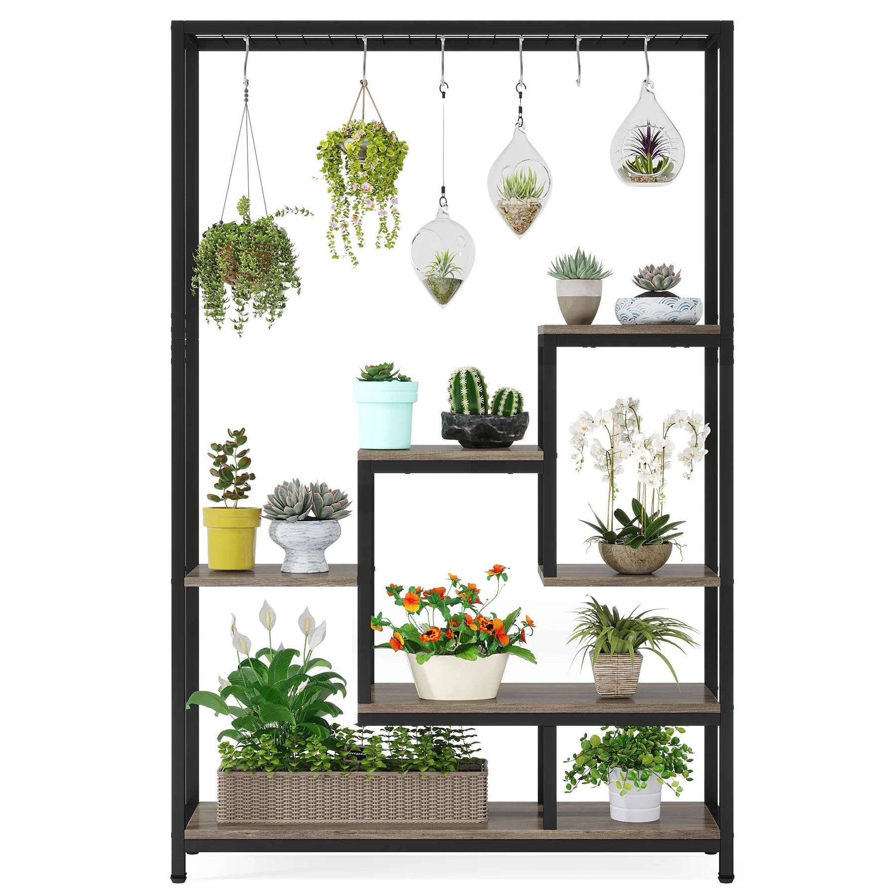 5-Tier Tall Plant Display Stand