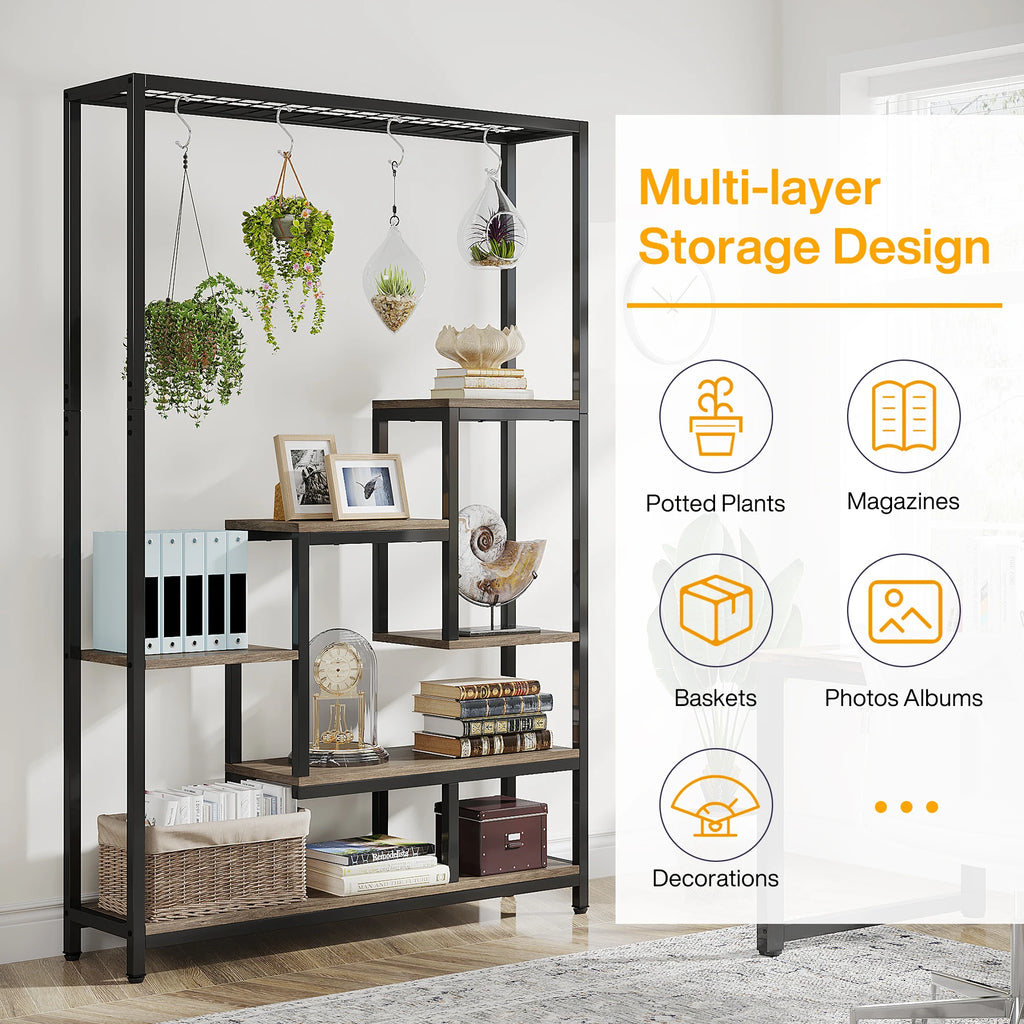 5-Tier Tall Plant Display Stand