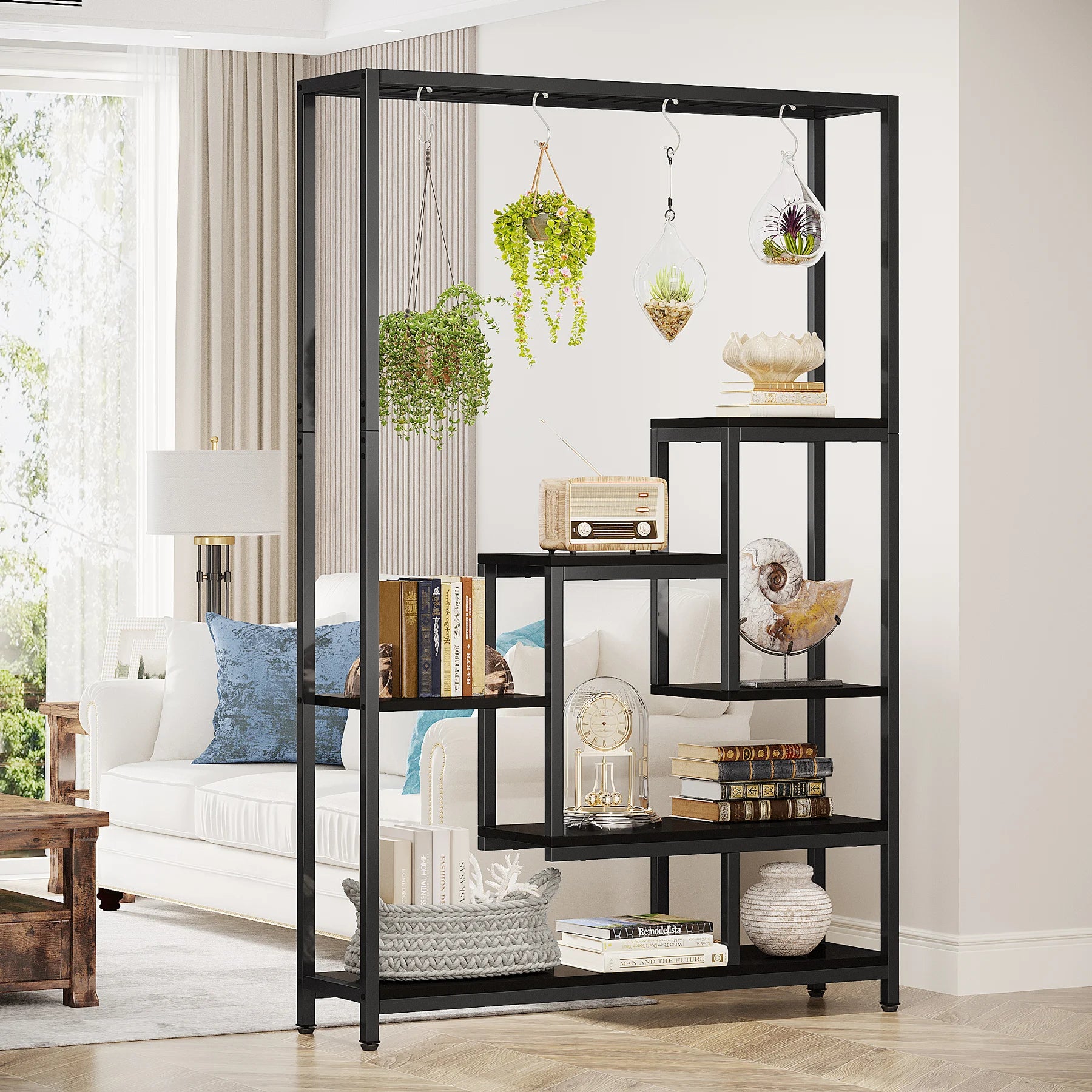 5-Tier Tall Plant Display Stand