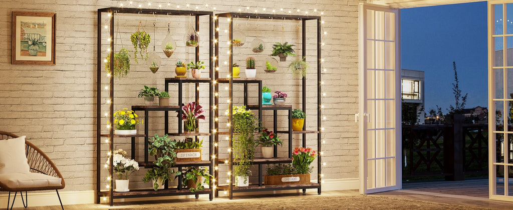 5-Tier Tall Plant Display Stand